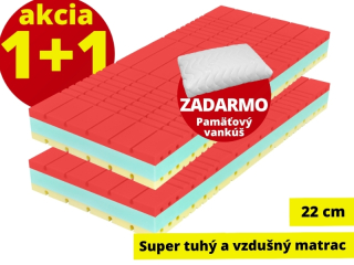 Herkules Clima AKCIA 1+1 - vysoko tuhý a vzdušný matrac