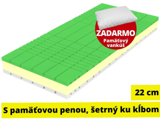 Calvin Clima - s pamäťovou penou, šetrný ku kĺbom a chrbtici