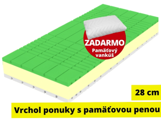 Mont Blanc - vrchol ponuky s pamäťovou penou | 28cm