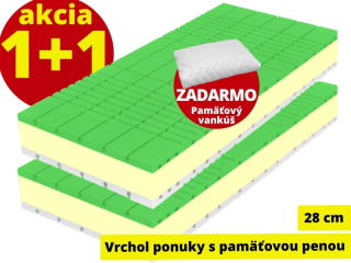 Mont Blanc AKCIA 1+1 - vrchol ponuky s pamäťovou penou | 28cm